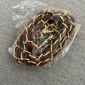 Brown and Gold Chain Strap